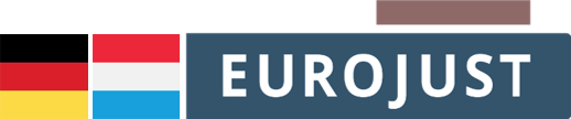 Flags of Germany and Luxembourg, Eurojust logo