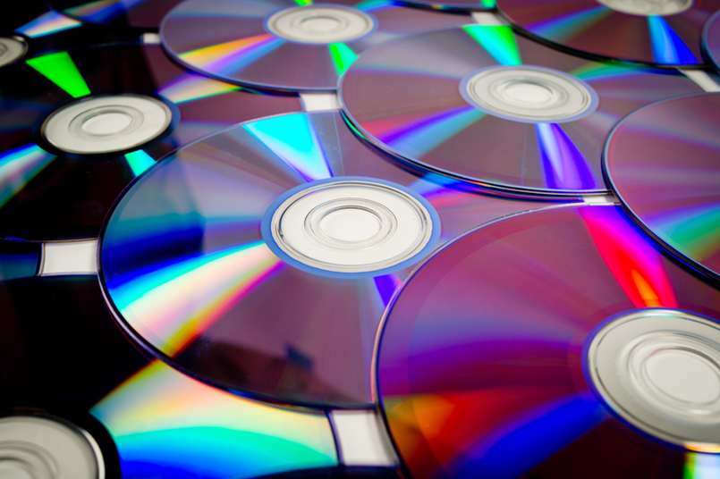 Picture of compact disks, in context of intellectual property crime