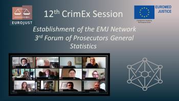 12th CrimEx discusses roadmap towards EuroMed Judicial Network