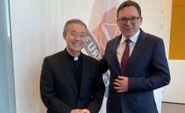Visit of H.E. Mgr. Paul Tschang In-Nam , Apostolic Nuncio