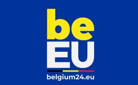 BE presidency logo