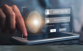 login form and fingerprint