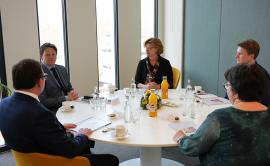 Working lunch with Ms Klasja van de Ridder, Head of the European Commission Representation in The Netherlands (ad interim)
